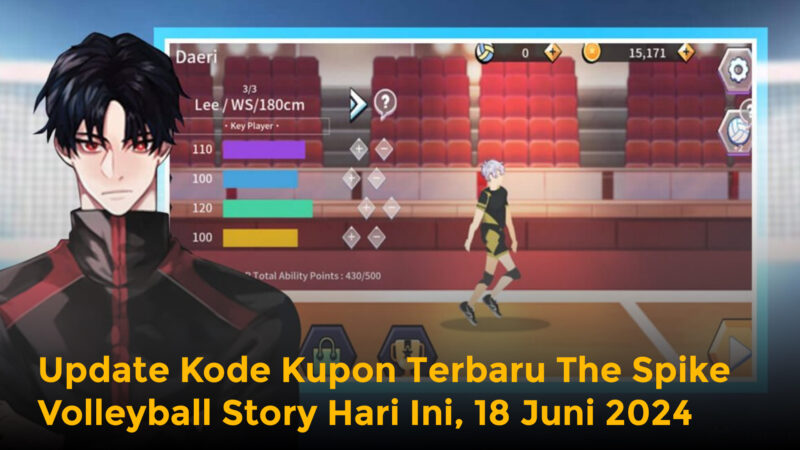 Update Kode Kupon Terbaru The Spike Volleyball Story Hari Ini, 18 Juni 2024