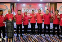 Rapat Kerja Daerah (Rakerda) DPD PDIP NTT menetapkan Ansy Lema sebagai bacagub NTT 2024 dari PDIP. Foto: Sumba Times/PDIP