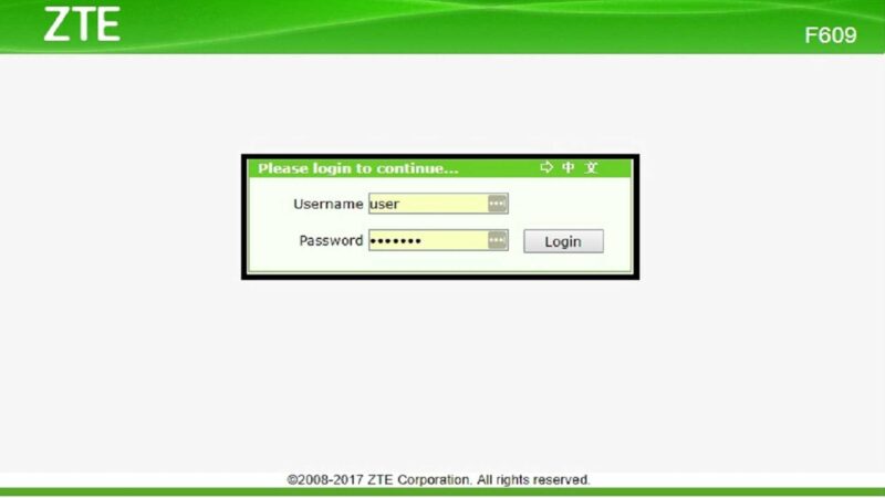 Username dan Password Admin Modem IndiHome ZTE F660 Terbaru 2024